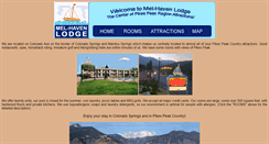 Desktop Screenshot of melhavenlodge.com