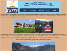 Tablet Screenshot of melhavenlodge.com